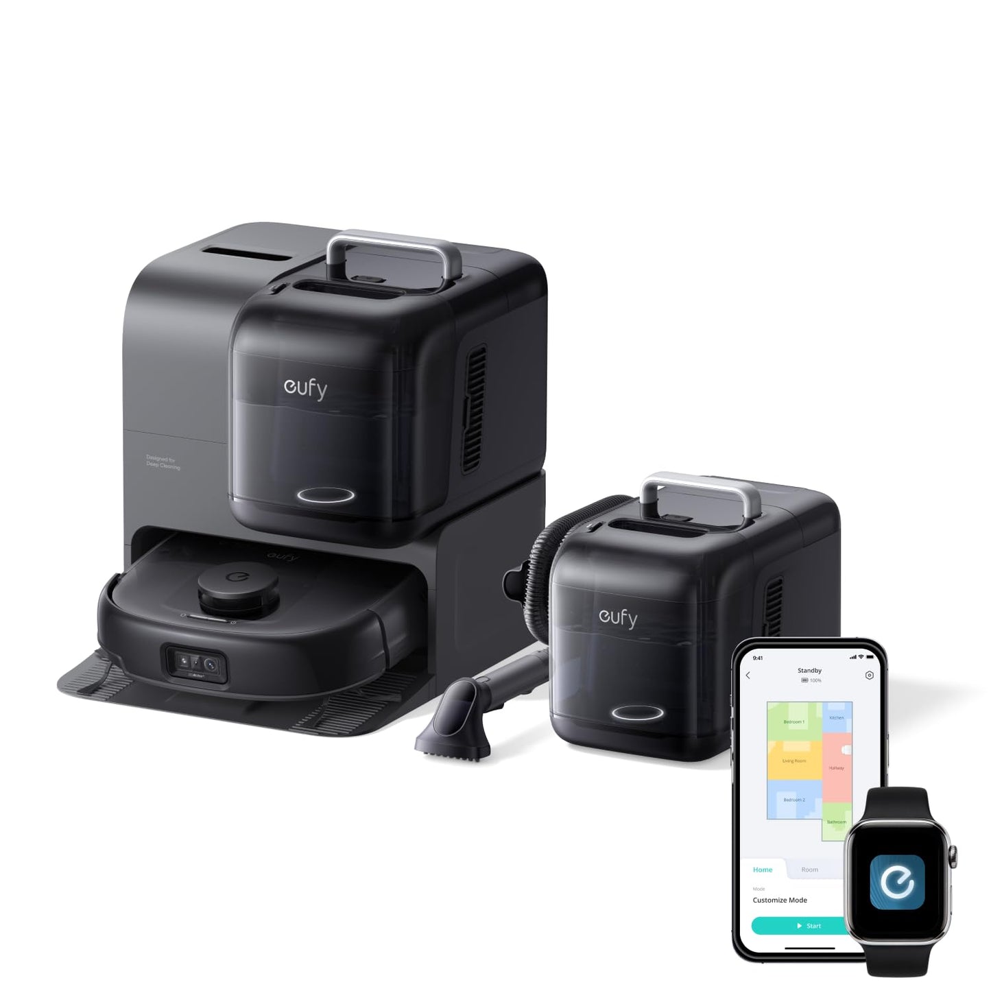 HydroJet Self-Cleaning Robot Vacuum & Mop