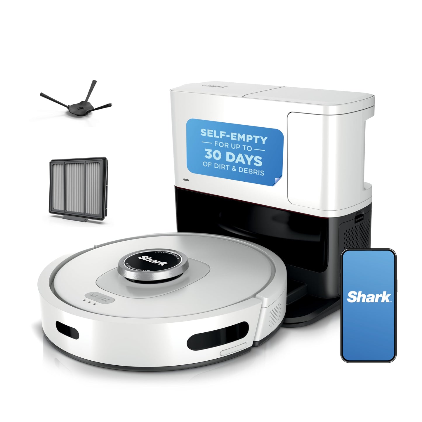 Robot Vacuum with Self-Empty Base for Pet Hair