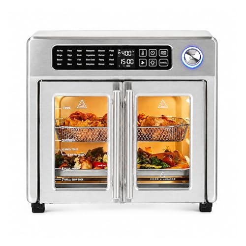 Extra Large Air Fryer Oven with French Door Design