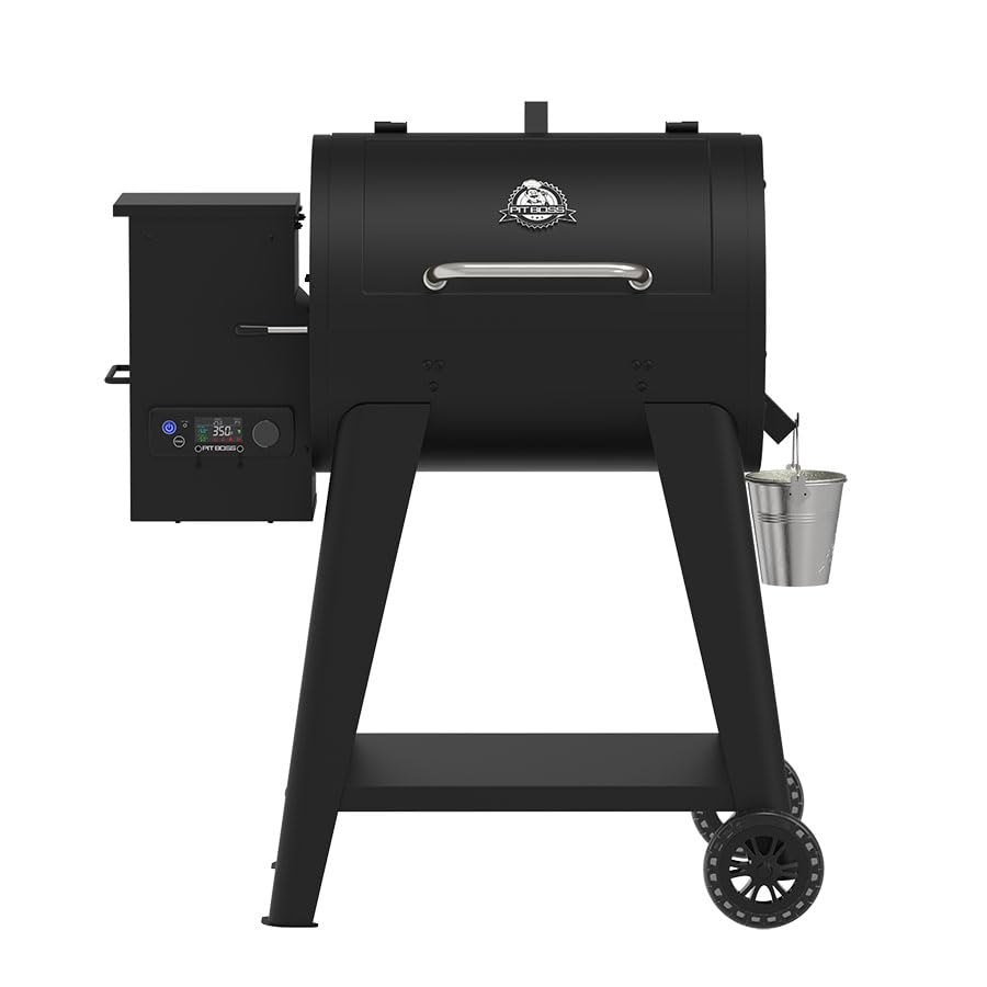Pit Boss 500FB2 Pellet Grill, Matte Black - 11086