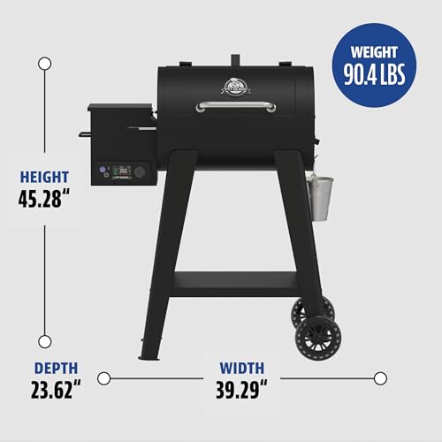 Wood Pellet Grill and Smoker for Outdoor Cooking