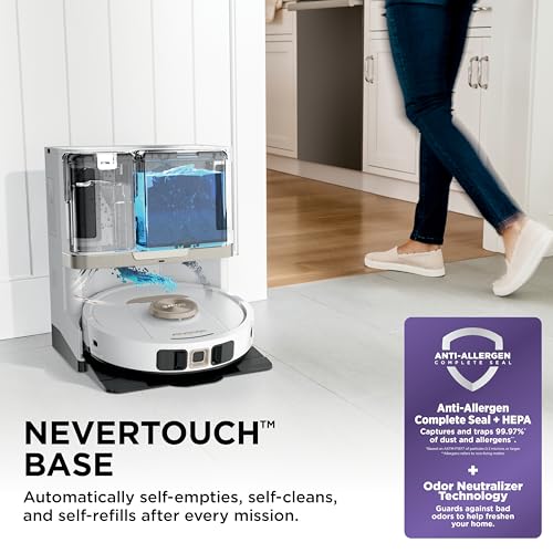Robot Vacuum & Mop with Self-Cleaning Dock Set