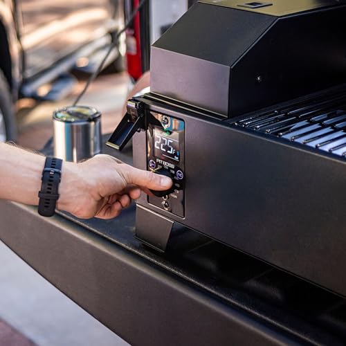 Pit Boss Portable Table Top Wood Pellet Grill, Mahogany - 10697