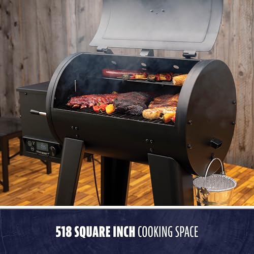 Wood Pellet Grill and Smoker for Outdoor Cooking