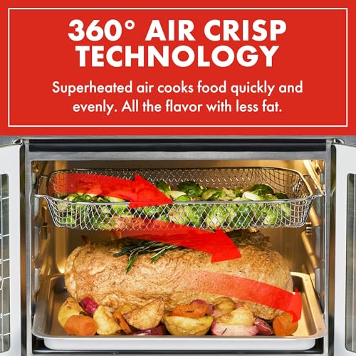 Extra Large Air Fryer Oven with French Door Design