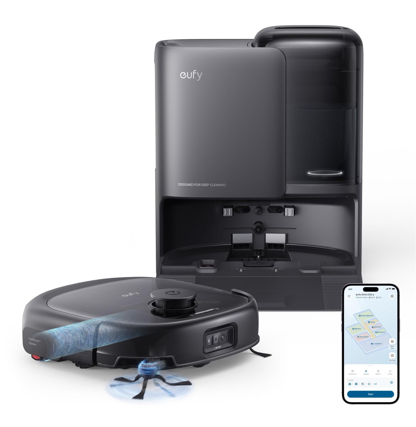 HydroJet Self-Cleaning Robot Vacuum & Mop