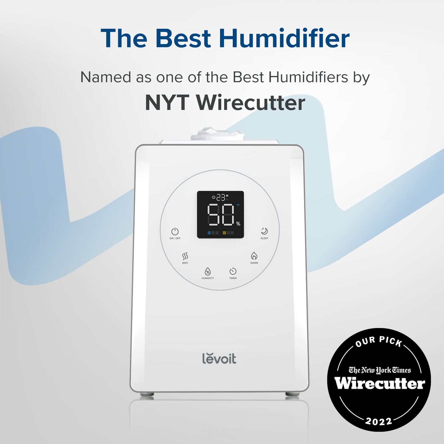 Smart Warm & Cool Mist Humidifier for Large Rooms