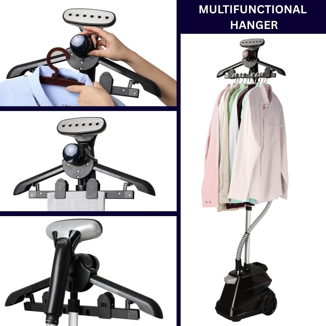 Commercial Garment Steamer with 3L Tank and Foot Pedal