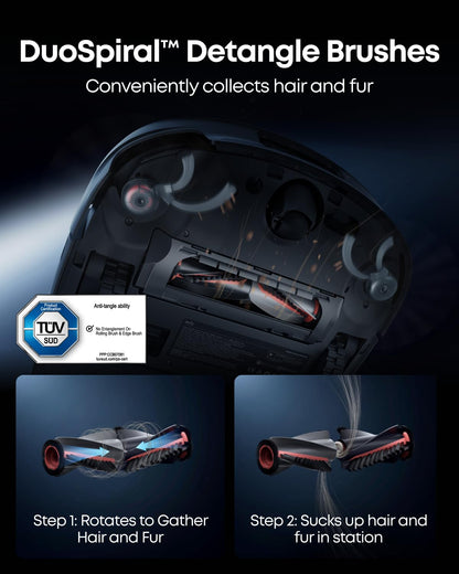 Robot Vacuum & Mop with Self-Cleaning Dock