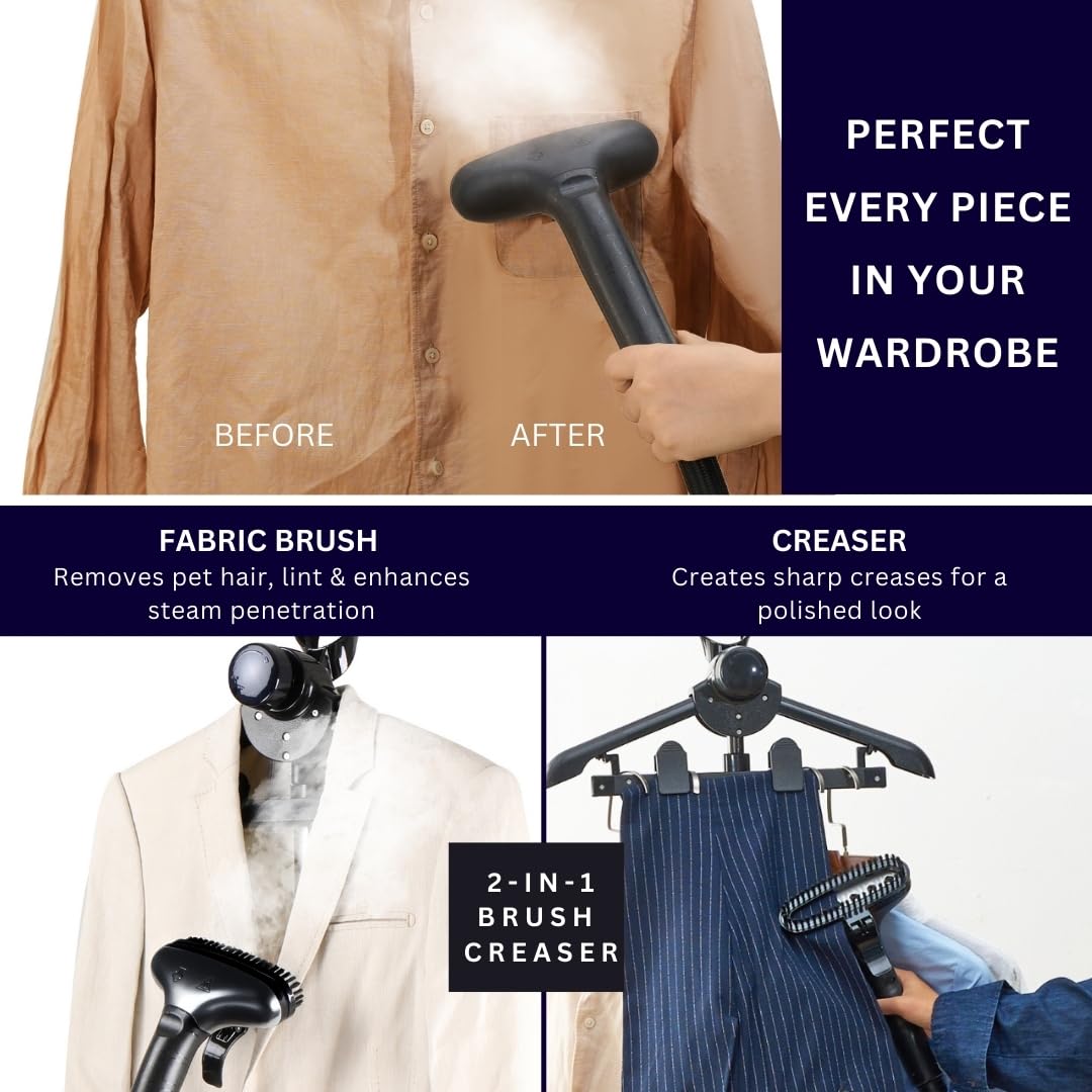 Commercial Garment Steamer with 3L Tank and Foot Pedal