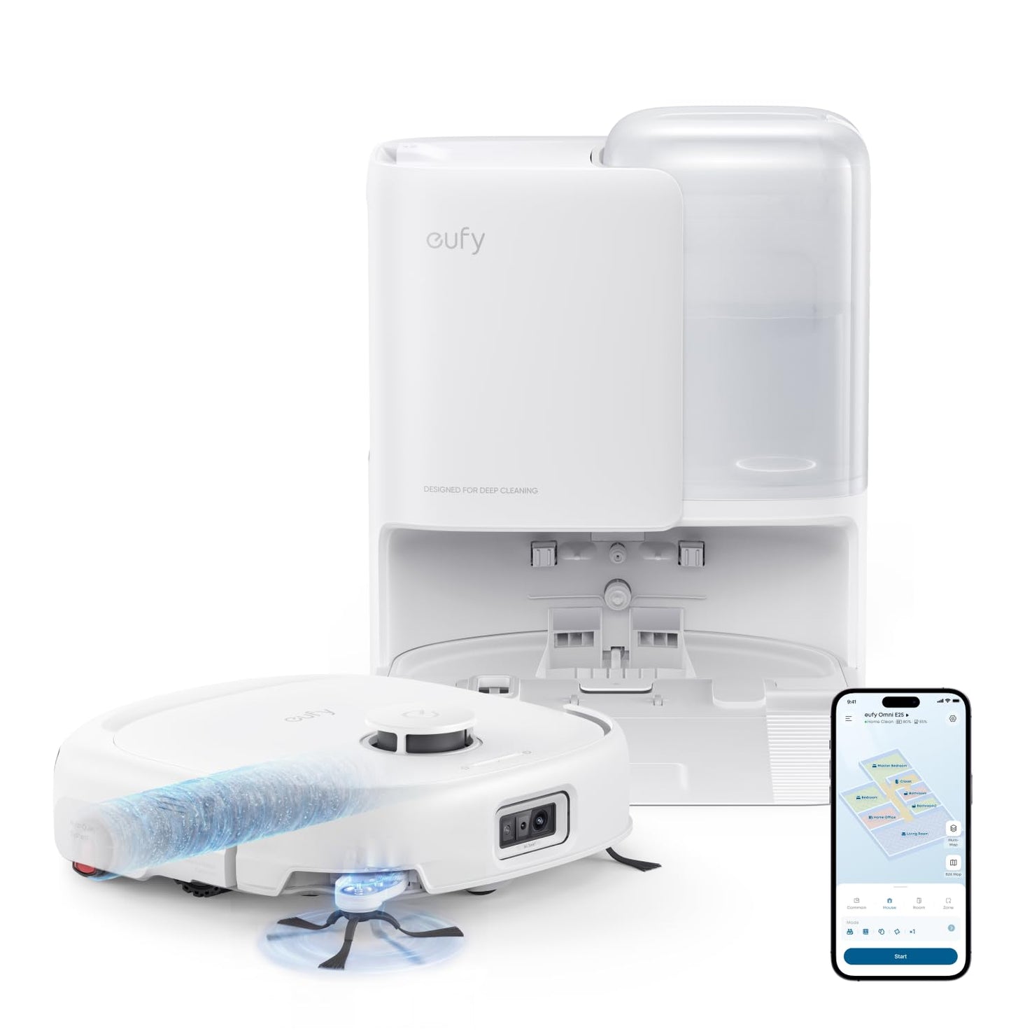 HydroJet Self-Cleaning Robot Vacuum & Mop