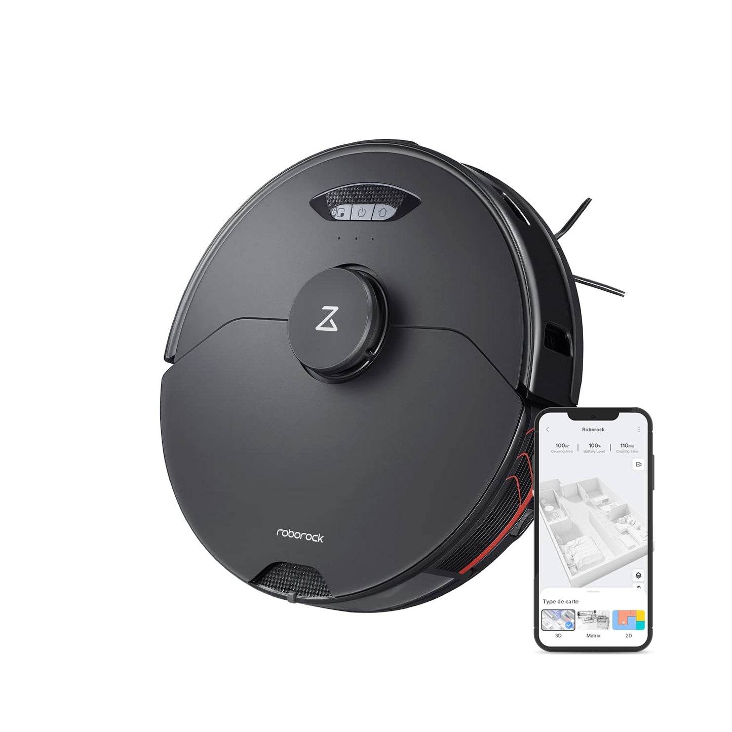 Robot Vacuum & Mop with Auto-Wash Dock