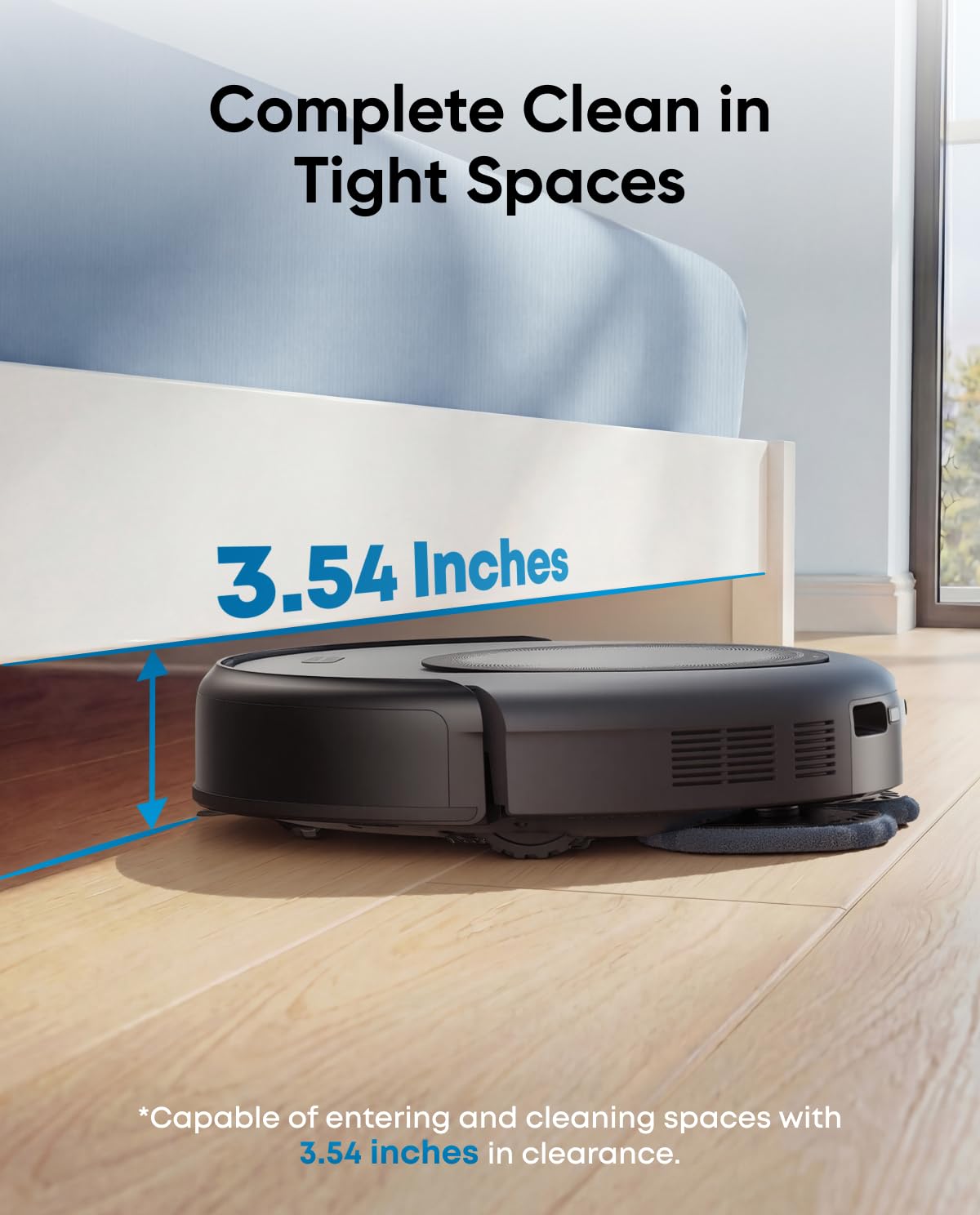 HydroJet Self-Cleaning Robot Vacuum & Mop