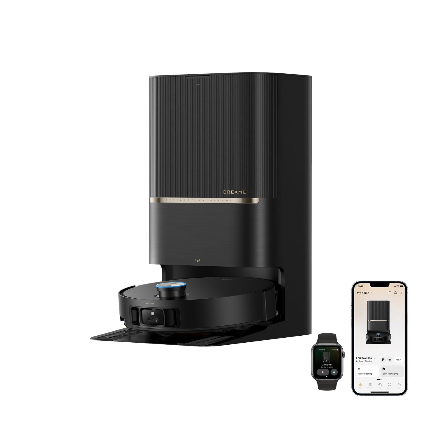 Robot Vacuum & Mop with Auto-Clean System
