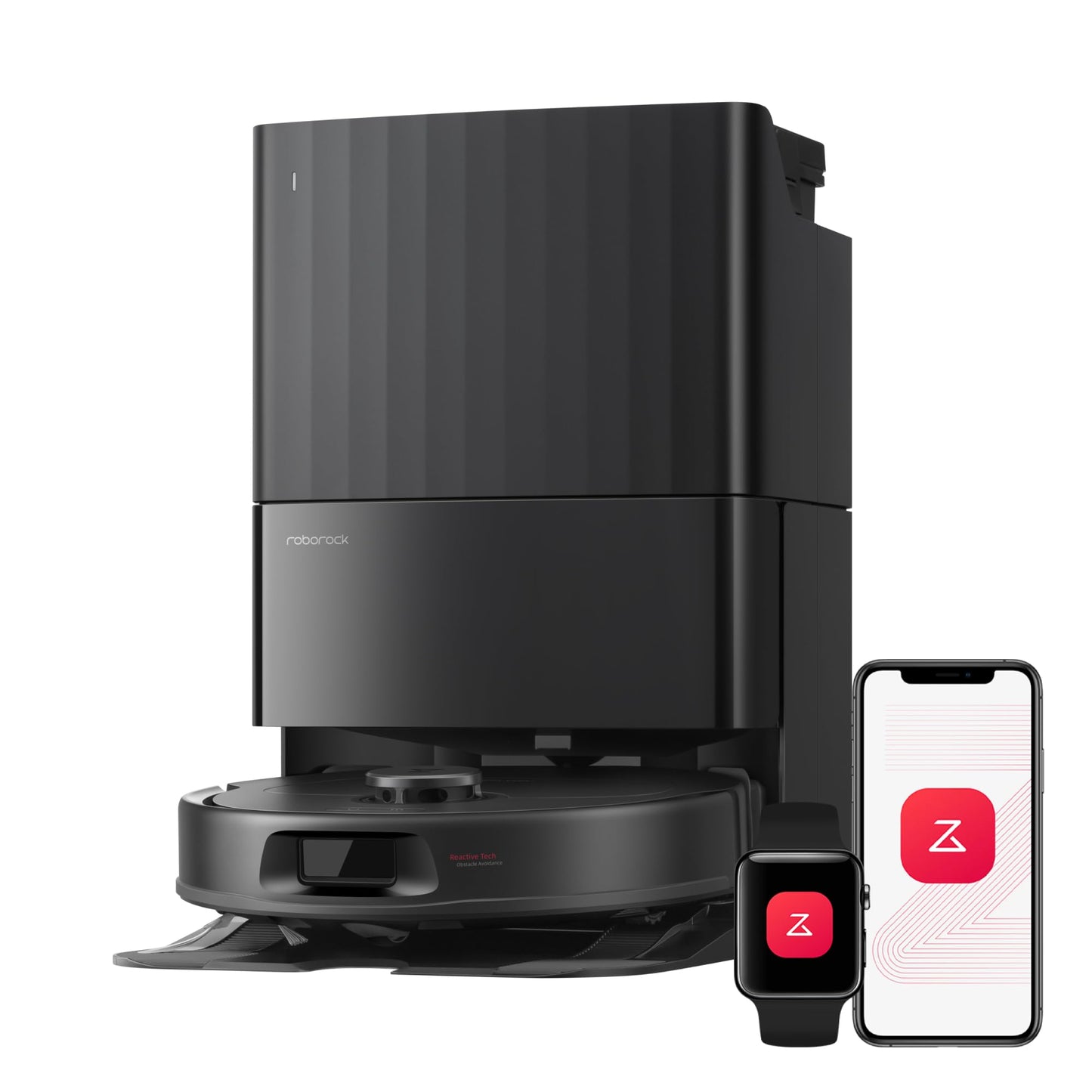 Robot Vacuum & Mop with Auto-Wash Dock