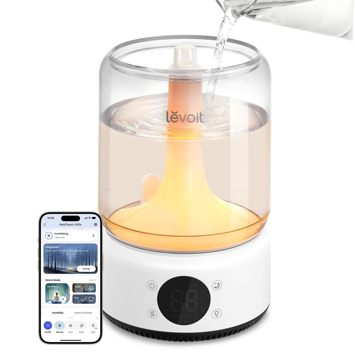 Smart Humidifier with Custom Humidity Control