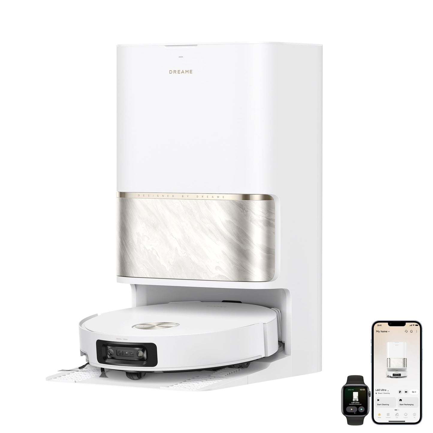 Robot Vacuum & Mop with Auto-Clean System