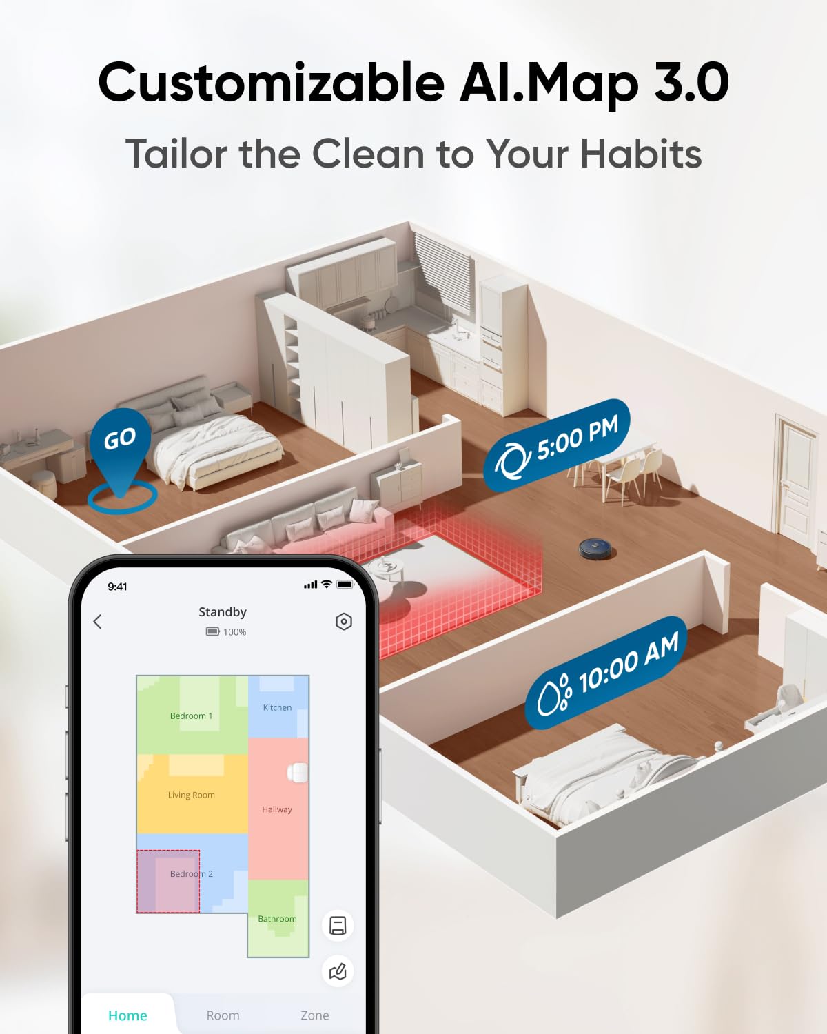 Robot Vacuum Series with Smart Cleaning System