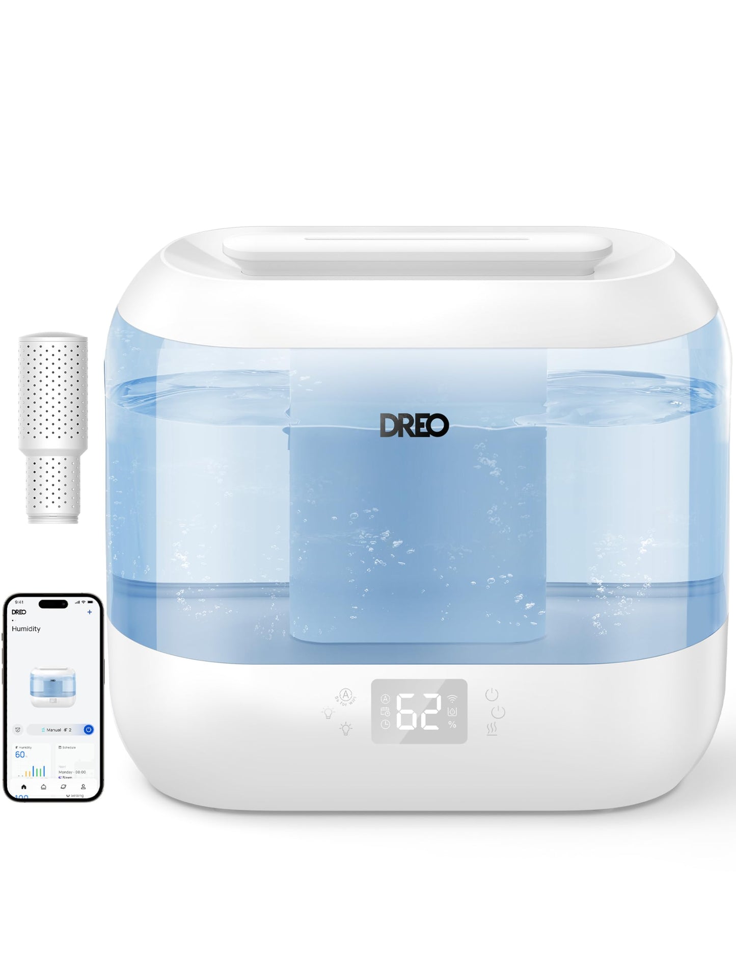 Smart Cool Mist Humidifier with App Control