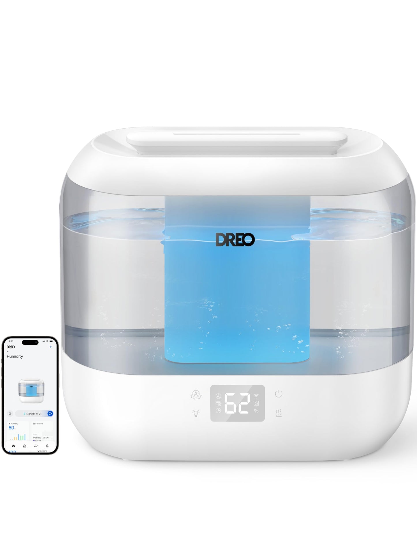 Smart Cool Mist Humidifier with App Control