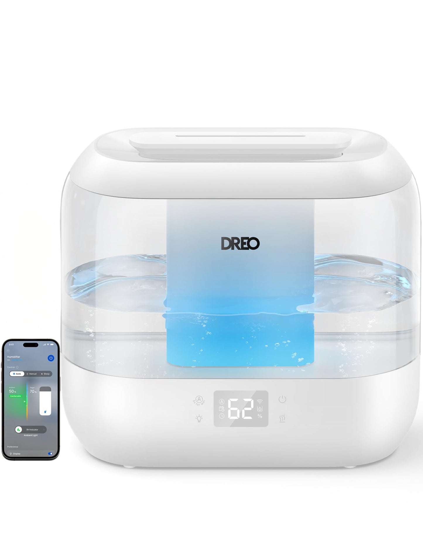 Smart Cool Mist Humidifier with App Control