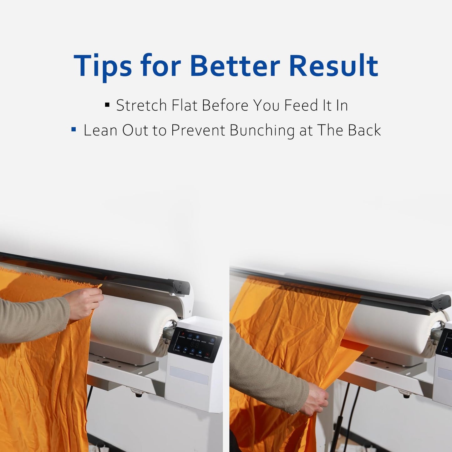 Commercial Steam Press Iron for Professional Linen Care