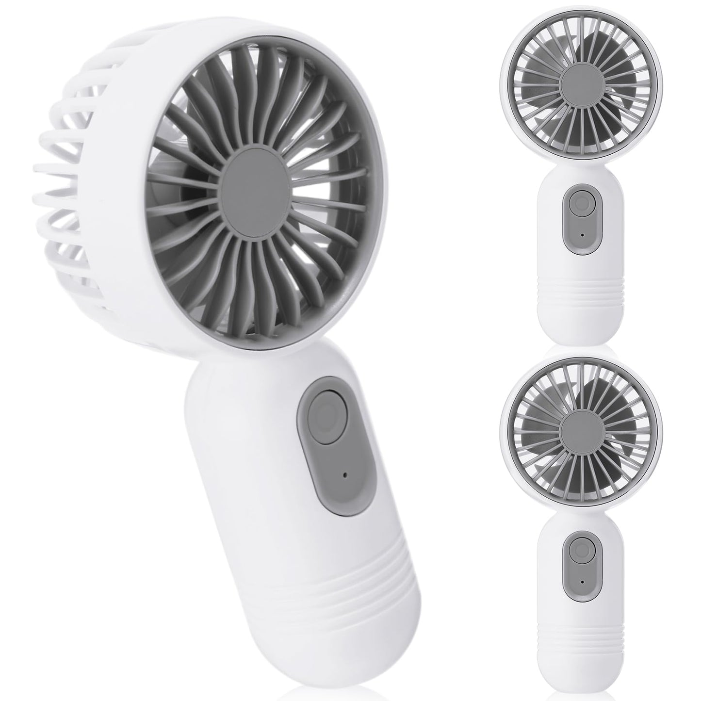 Mini Rechargeable Handheld Fan with 3 Speeds