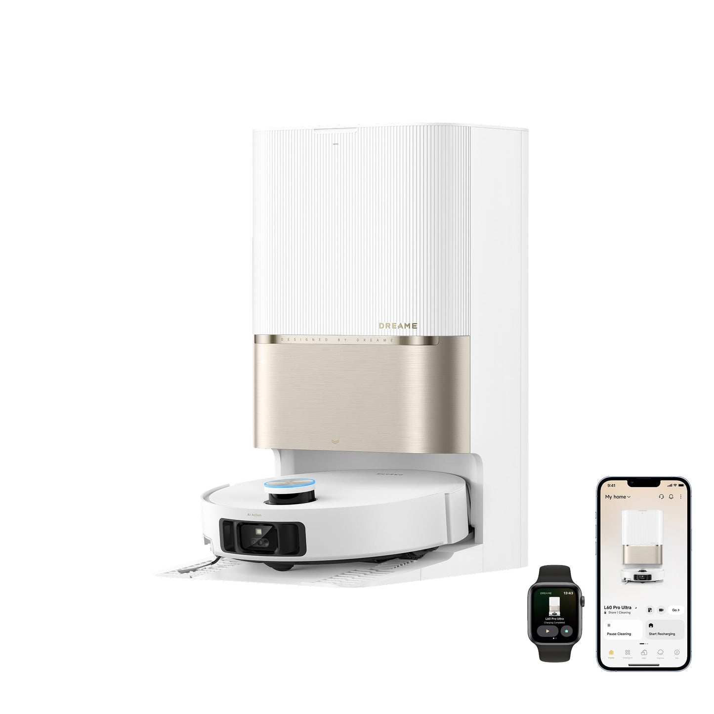 Robot Vacuum & Mop with Auto-Clean System