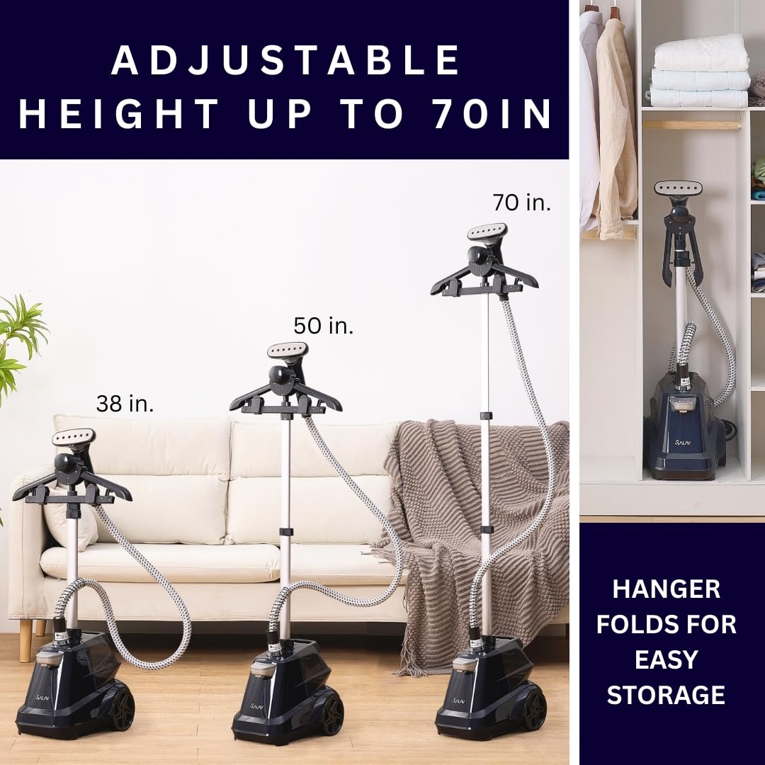 Commercial Garment Steamer with 3L Tank and Foot Pedal