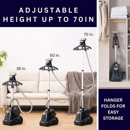 Commercial Garment Steamer with 3L Tank and Foot Pedal