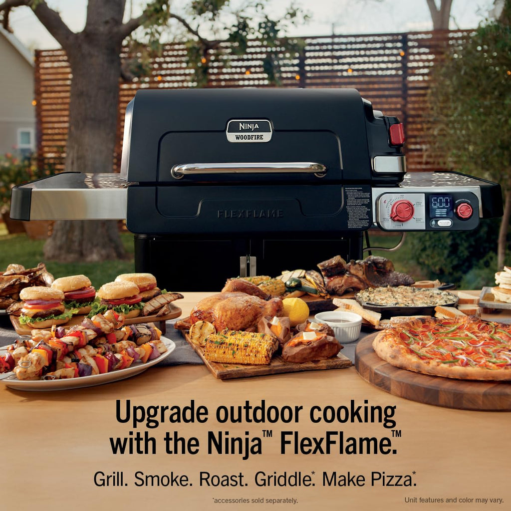 Electric Grill and Smoker with Multi-Fuel Cooking System