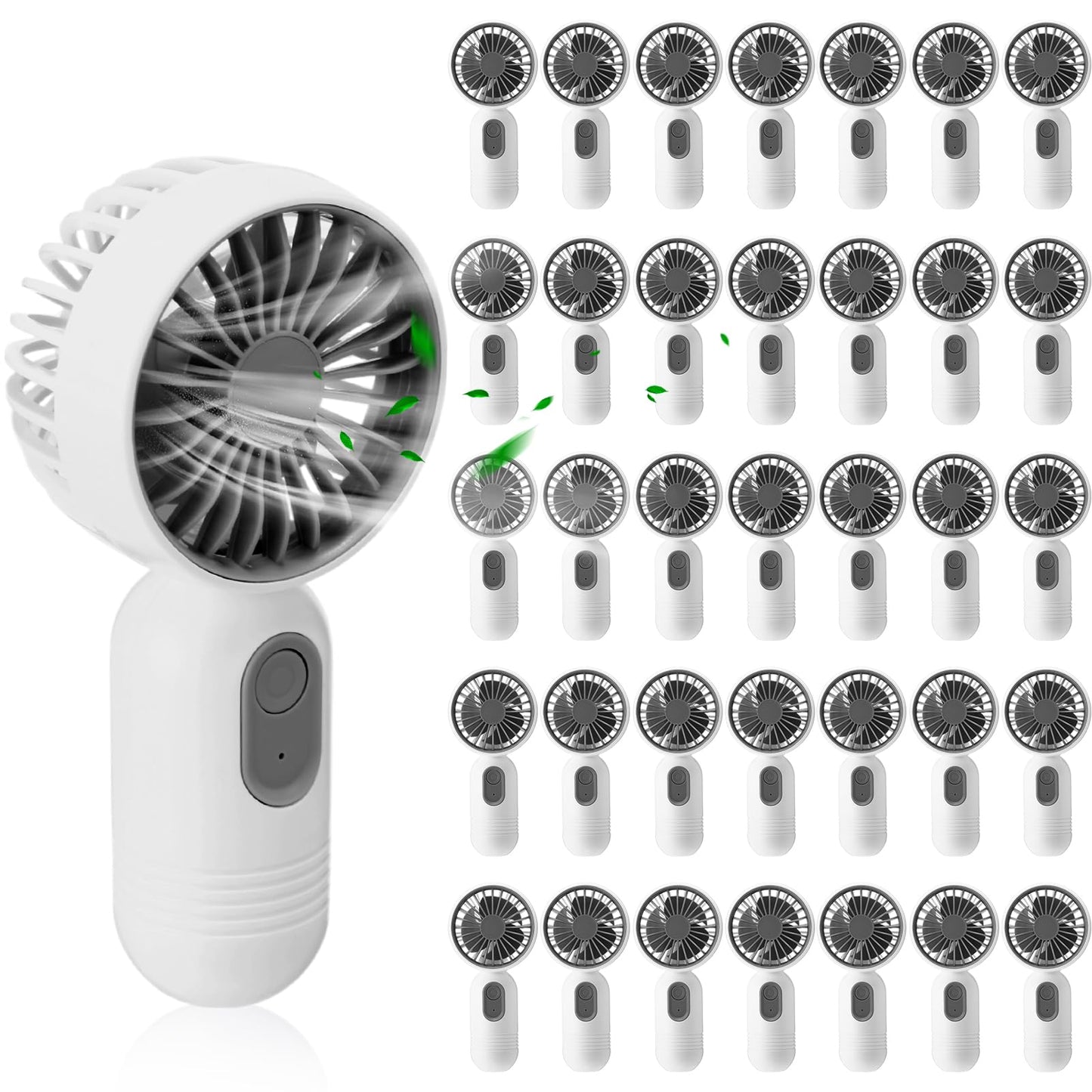 Mini Rechargeable Handheld Fan with 3 Speeds