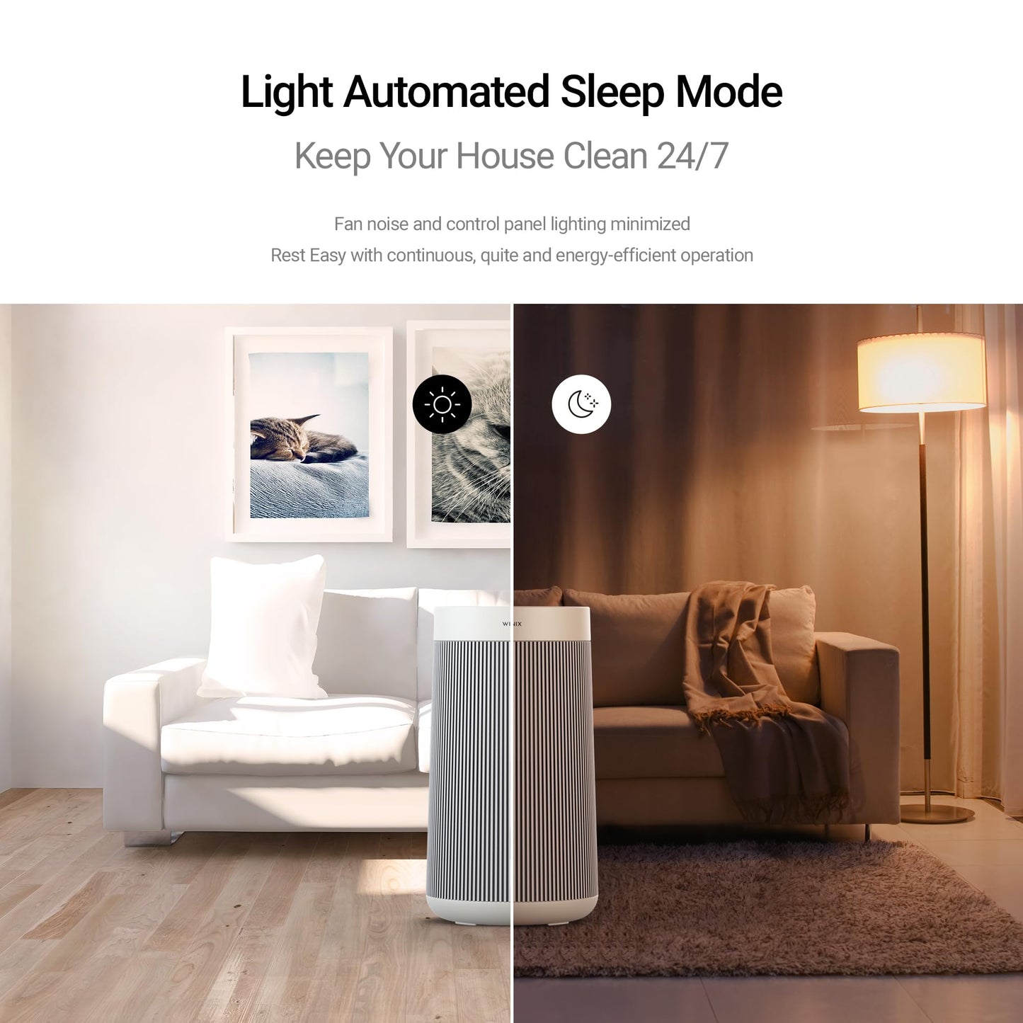 True HEPA Air Purifier for Home & Bedroom