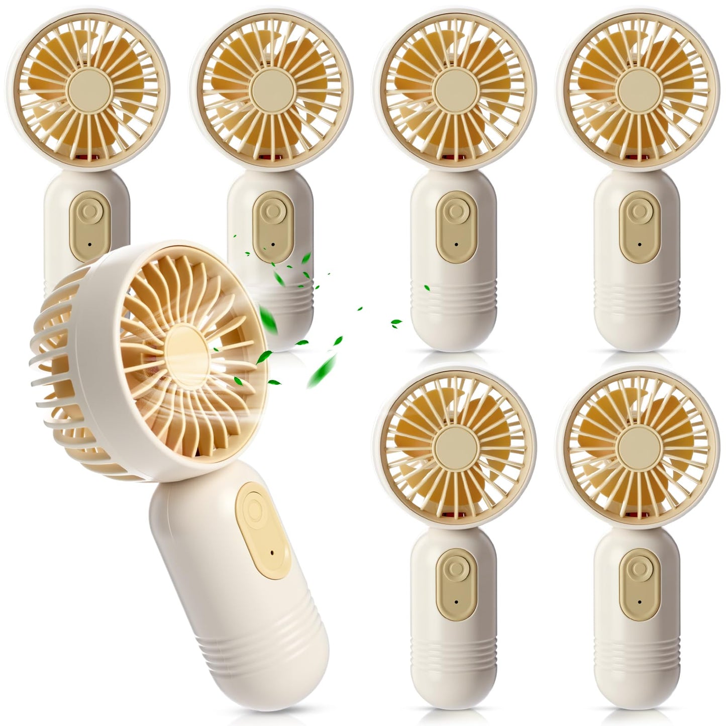 Mini Rechargeable Handheld Fan with 3 Speeds