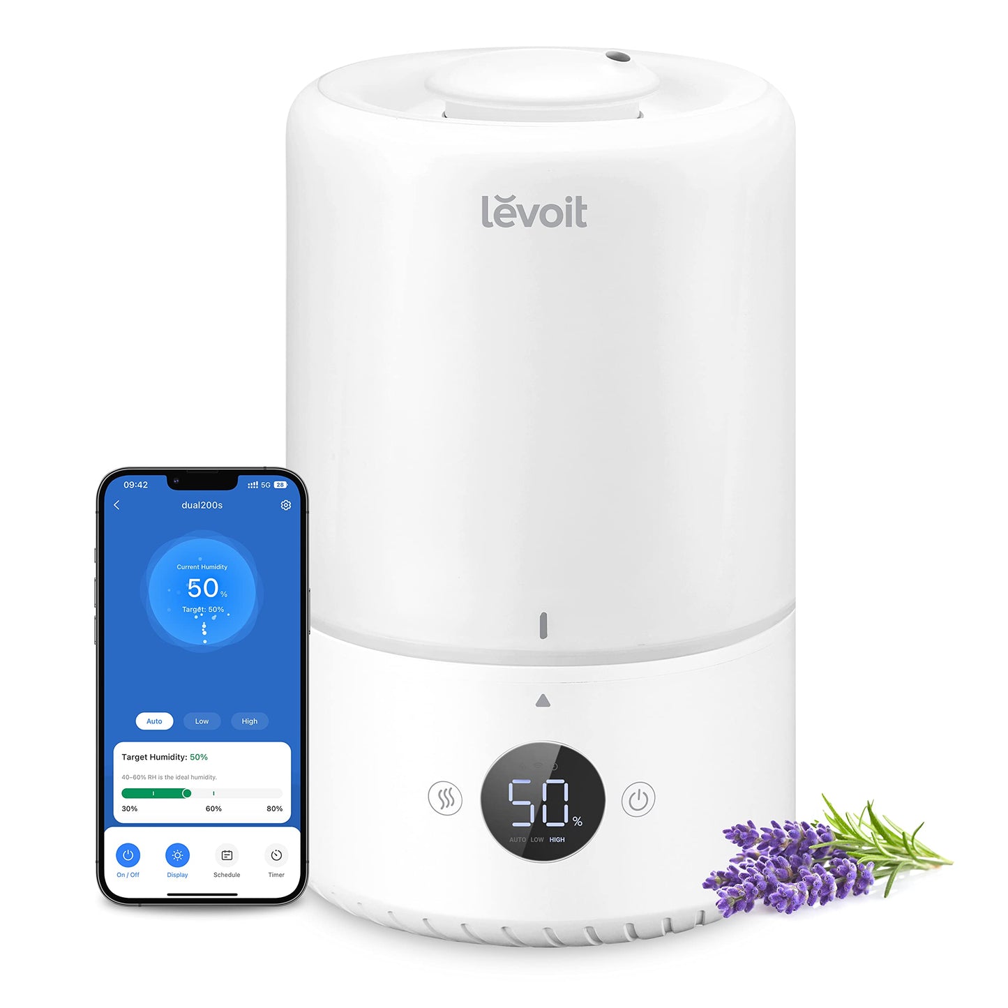 Smart Humidifier with Custom Humidity Control