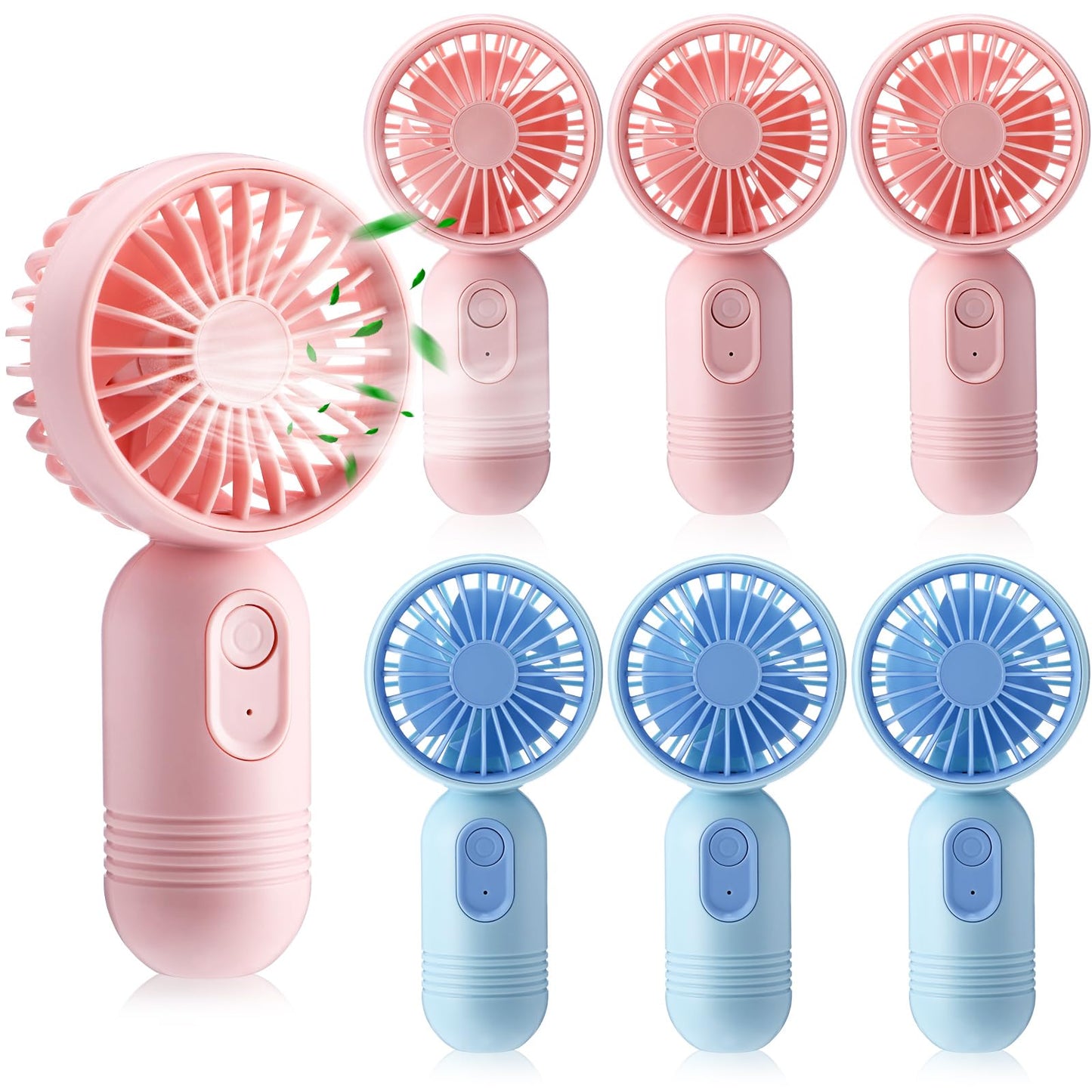 Mini Rechargeable Handheld Fan with 3 Speeds