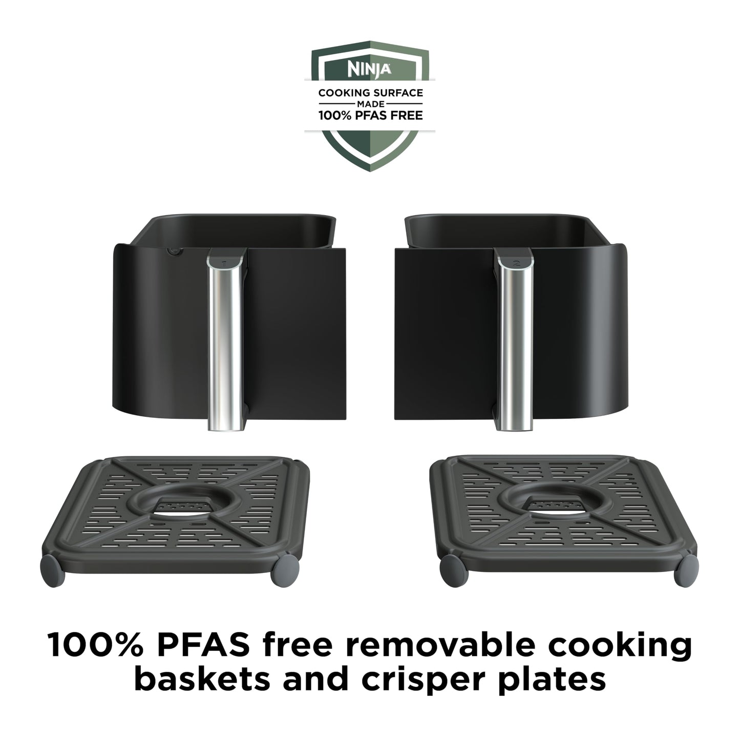 Dual Basket Air Fryer for Simultaneous Family Cooking
