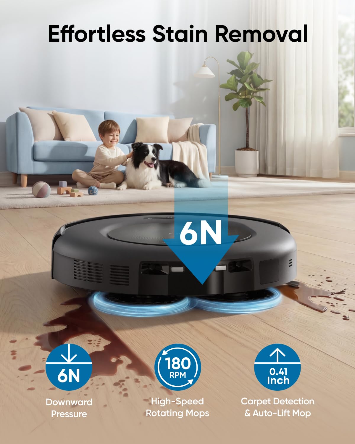 HydroJet Self-Cleaning Robot Vacuum & Mop