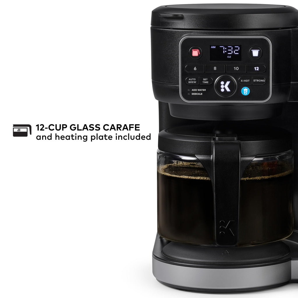 Hot and Iced Coffee Maker with Single Serve and Carafe