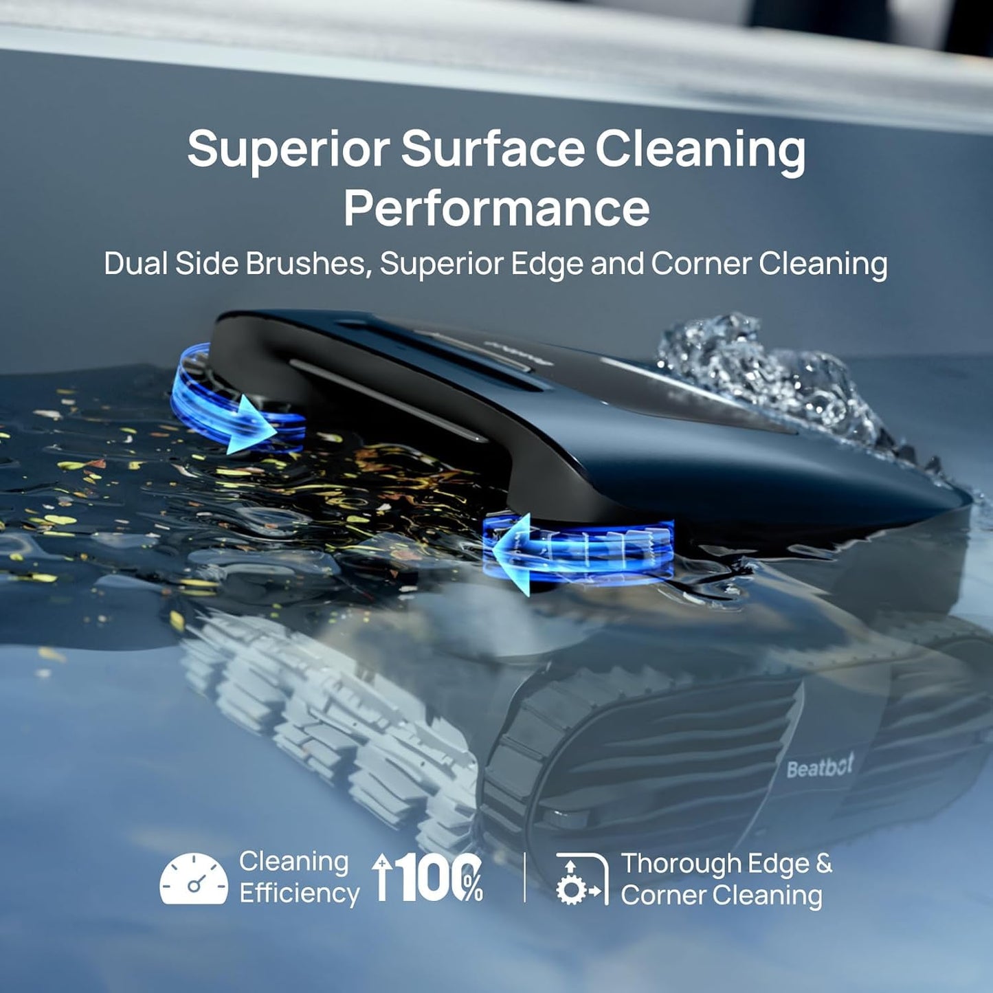 Cordless AI Pool Cleaner with Smart App Control