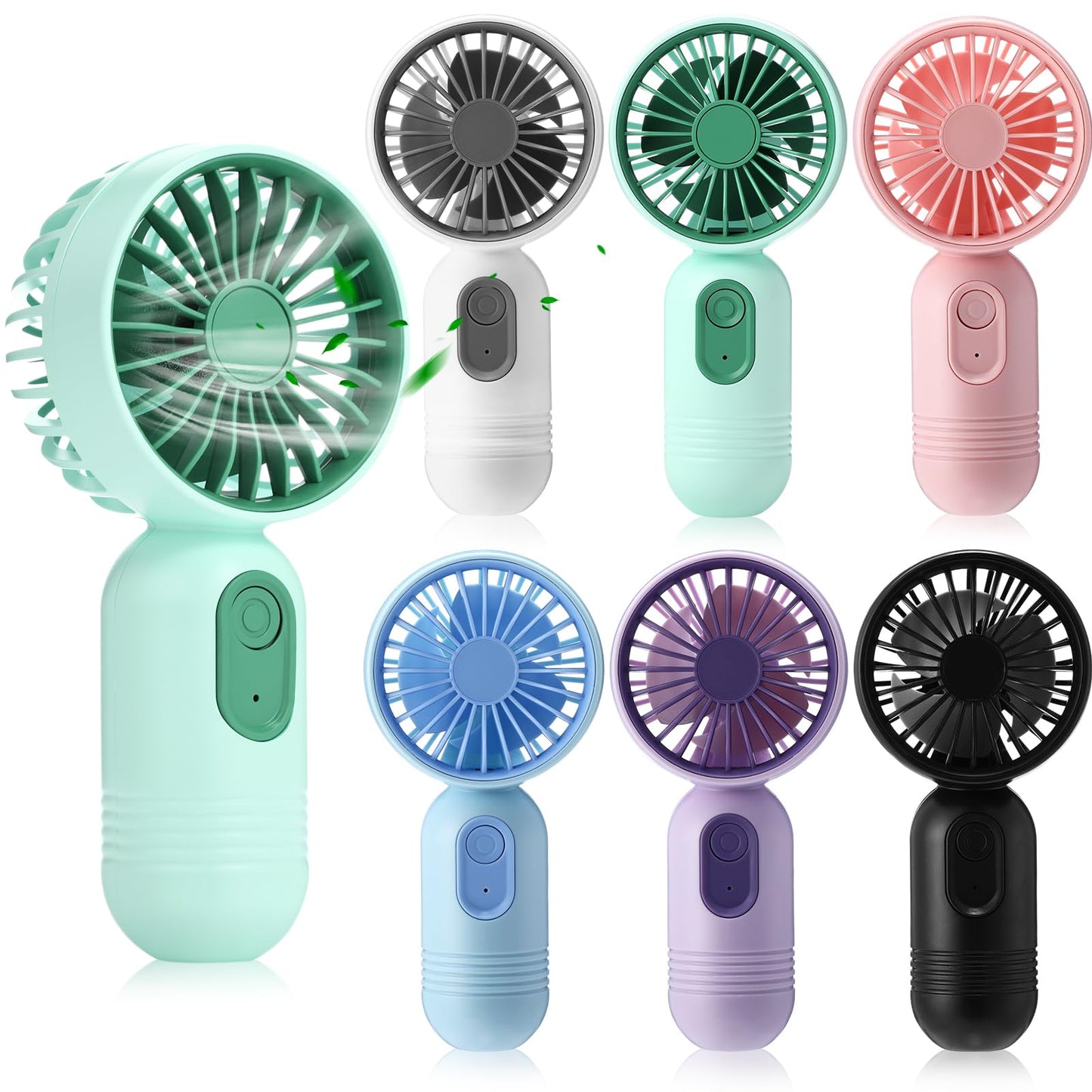 Mini Rechargeable Handheld Fan with 3 Speeds