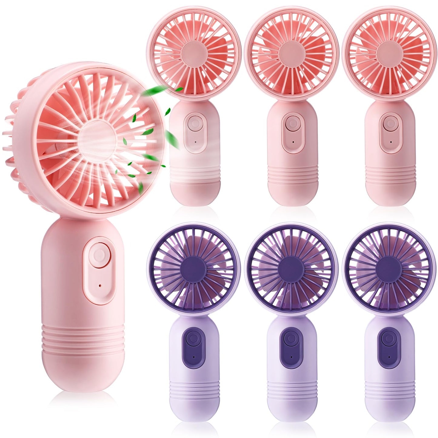 Mini Rechargeable Handheld Fan with 3 Speeds