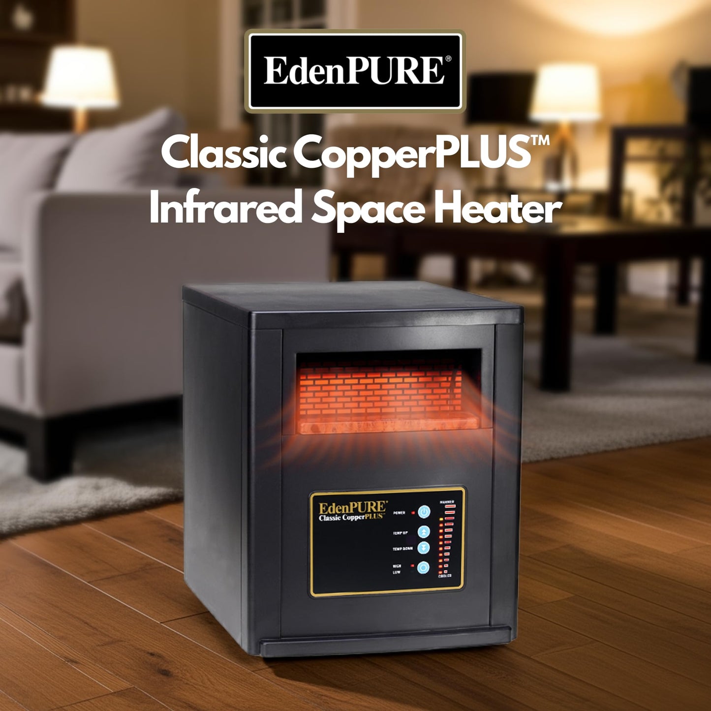 Portable Infrared Space Heater for Large Rooms