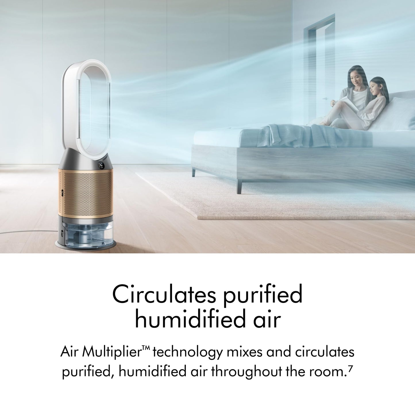 Air Purifier, Humidifier & Cooling Fan Combo