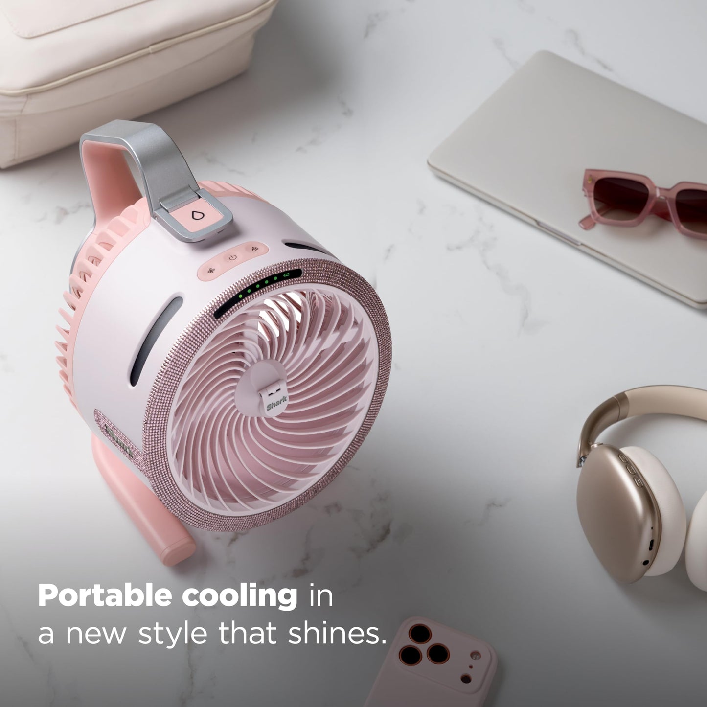 Portable Mist Fan with Rechargeable Battery