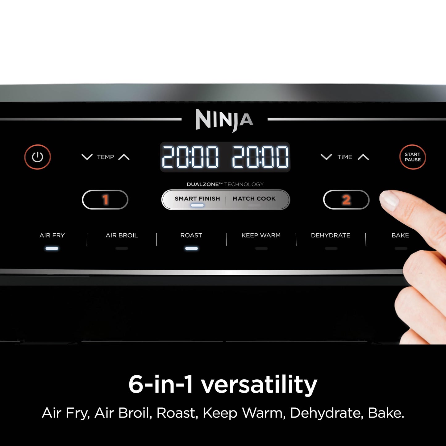 Dual Basket Air Fryer for Simultaneous Family Cooking