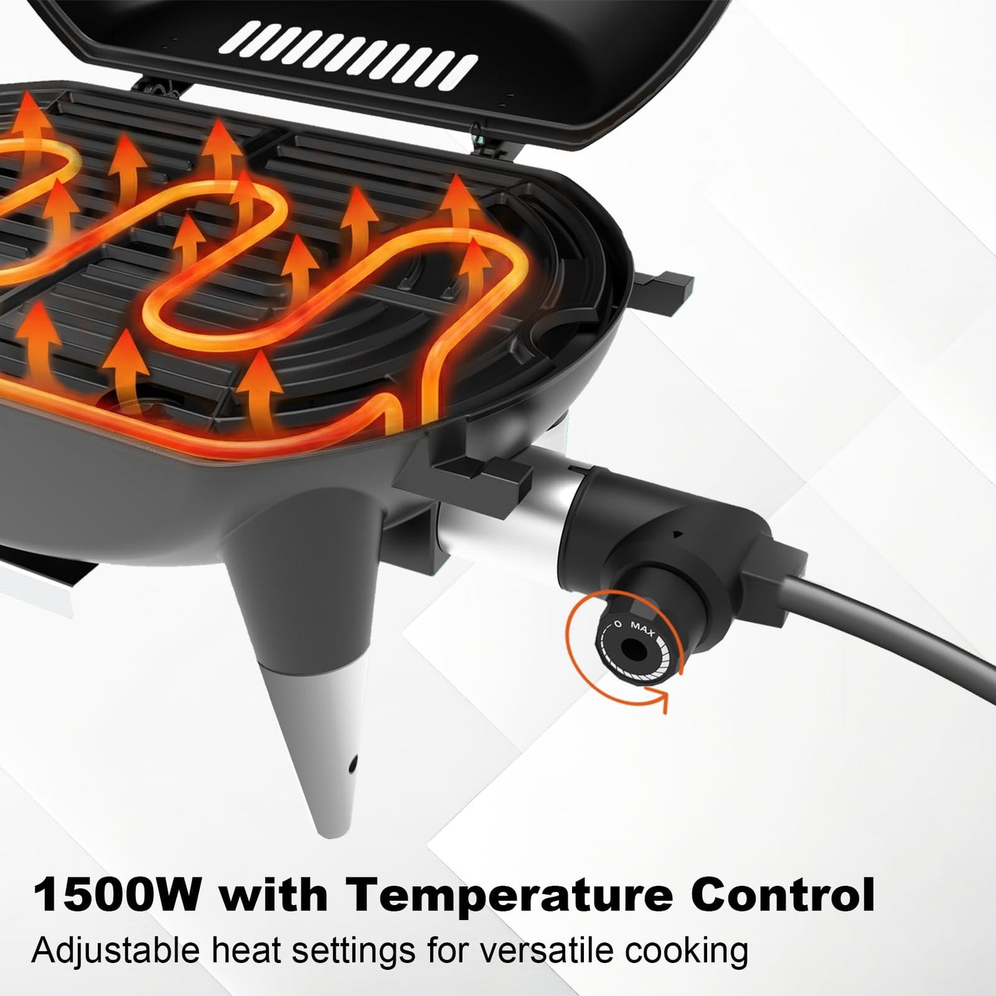 Outdoor Electric Grill for Versatile Backyard Cooking