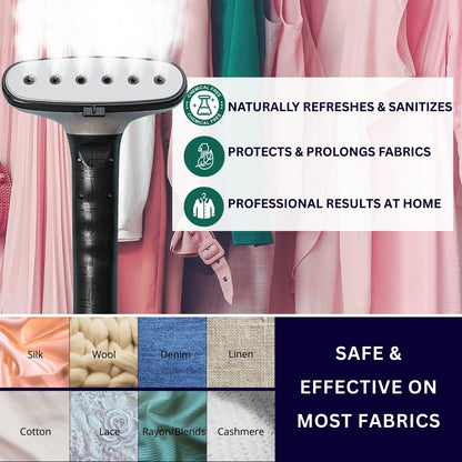 Commercial Garment Steamer with 3L Tank and Foot Pedal