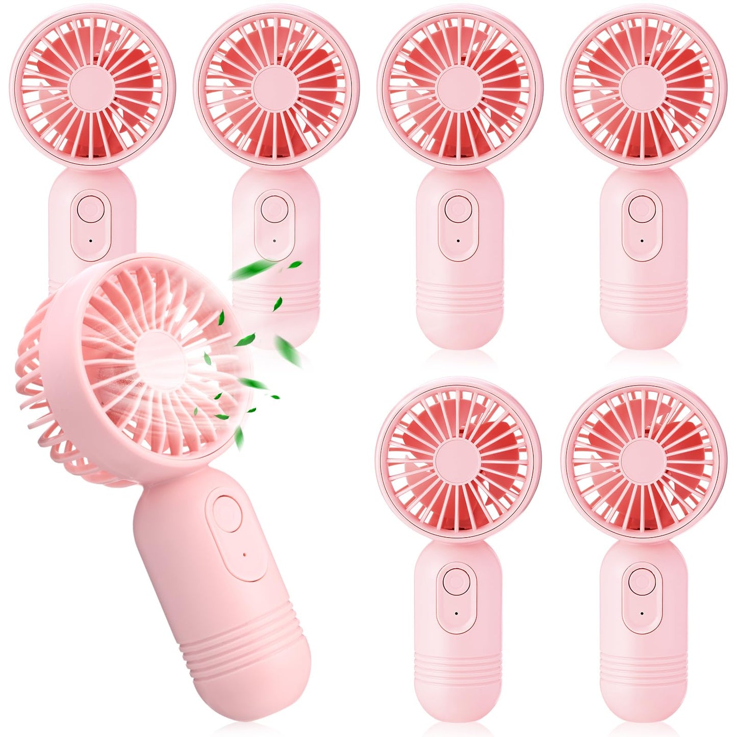 Mini Rechargeable Handheld Fan with 3 Speeds