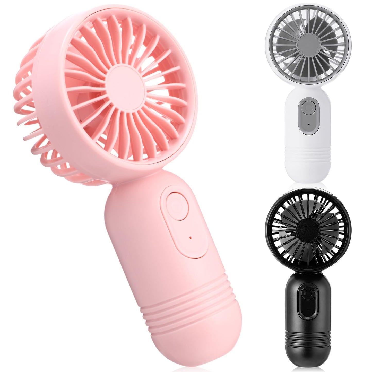 Mini Rechargeable Handheld Fan with 3 Speeds